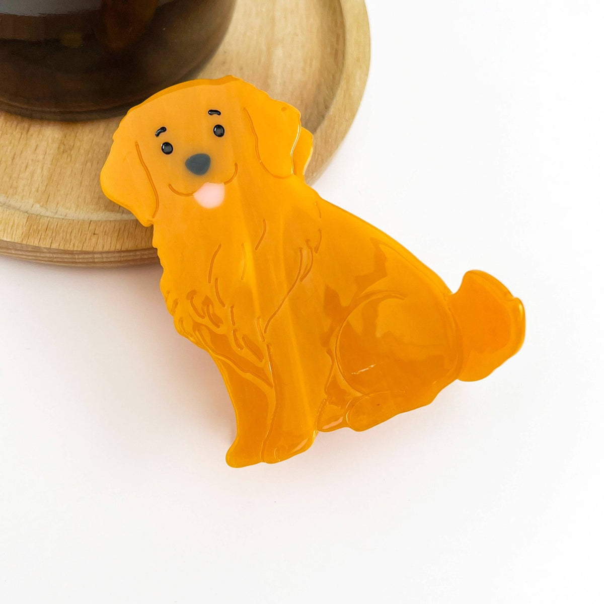 Cute Puppy Hair Claw Clip, Animal Dog Hair Clip - Abigail Fox Designs Nantucket