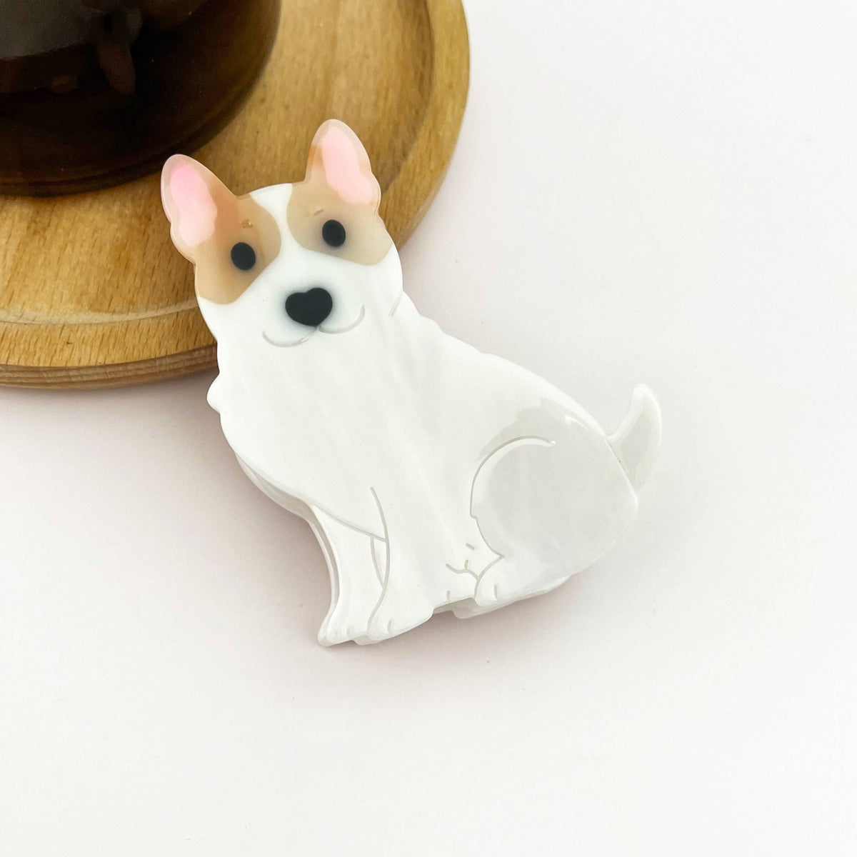Cute Puppy Hair Claw Clip, Animal Dog Hair Clip - Abigail Fox Designs Nantucket