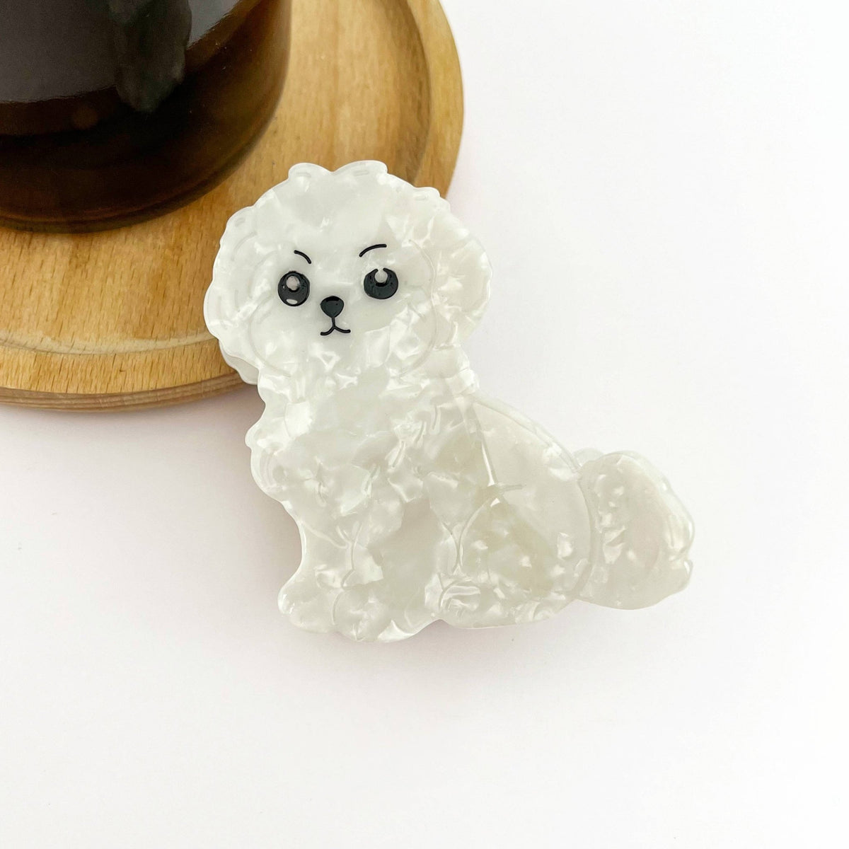Cute Puppy Hair Claw Clip, Animal Dog Hair Clip - Abigail Fox Designs Nantucket