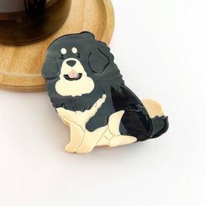 Cute Puppy Hair Claw Clip, Animal Dog Hair Clip - Abigail Fox Designs Nantucket