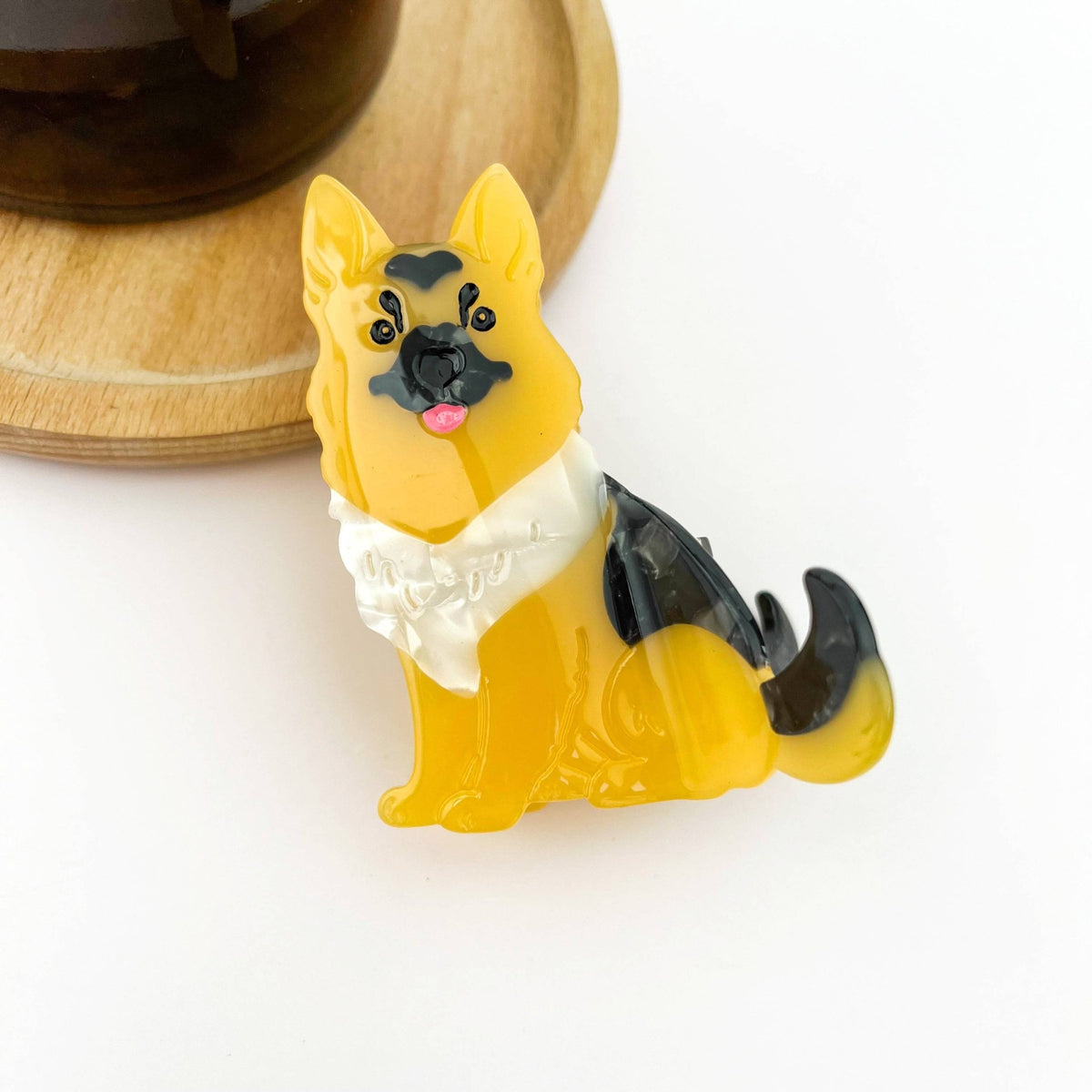 Cute Puppy Hair Claw Clip, Animal Dog Hair Clip - Abigail Fox Designs Nantucket