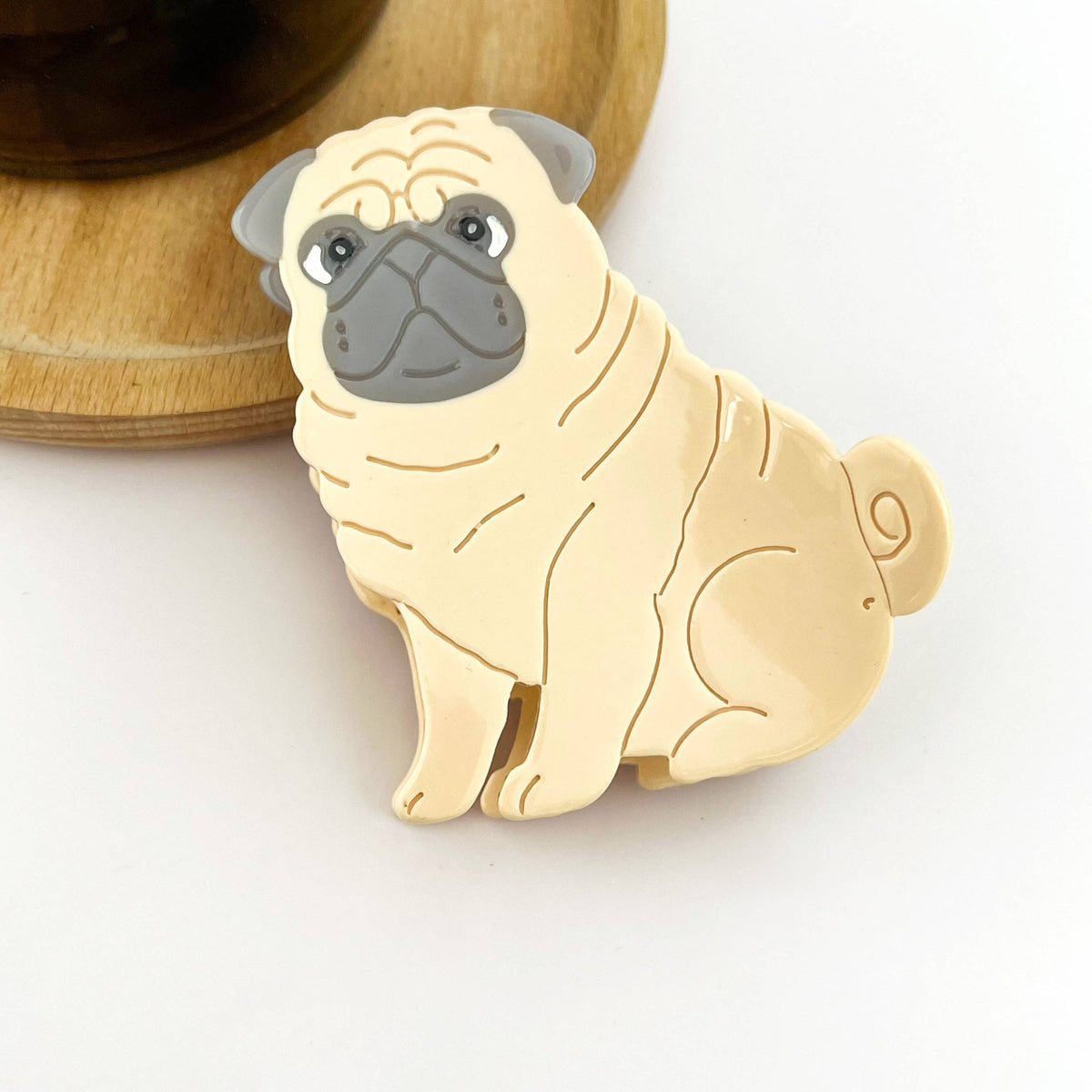 Cute Puppy Hair Claw Clip, Animal Dog Hair Clip - Abigail Fox Designs Nantucket