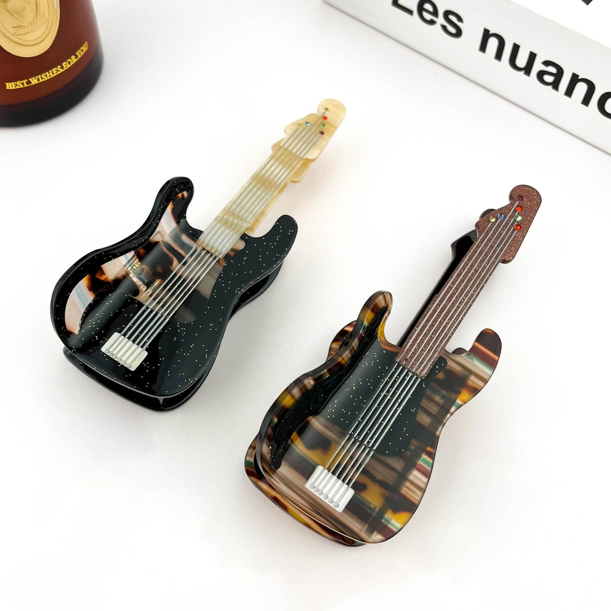 Electric Guitar Claw Clip, Musical Instrument Hair Clip - Abigail Fox Designs Nantucket