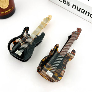 Electric Guitar Claw Clip, Musical Instrument Hair Clip - Abigail Fox Designs Nantucket