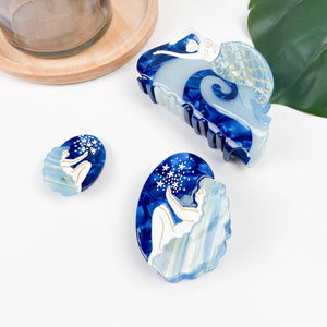 Elegant Mermaid Hair Clip - Abigail Fox Designs Nantucket