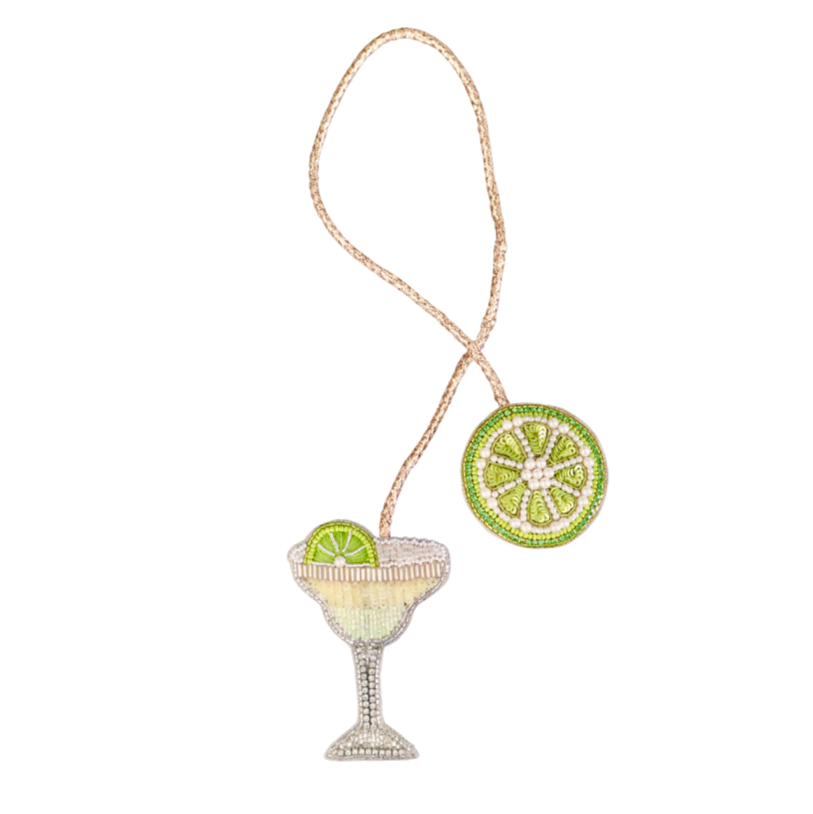 Margarita Hand-Beaded Bag Charm