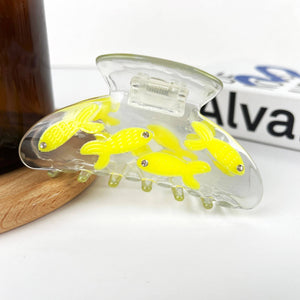 Fish Tank Hair Clip,Acetate Claw Clips - Abigail Fox Designs Nantucket