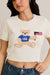 Flag Teddy Bear Sweater - Abigail Fox Designs Nantucket