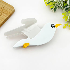 Flying Seagull Acetate Hair Claw Clip, Bird Hair Clip - Abigail Fox Designs Nantucket