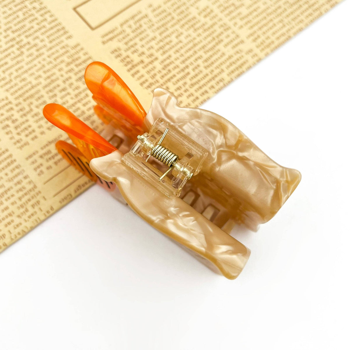 French Baguette Hair Claw Clip, Food-Inspired Hair Clip - Abigail Fox Designs Nantucket