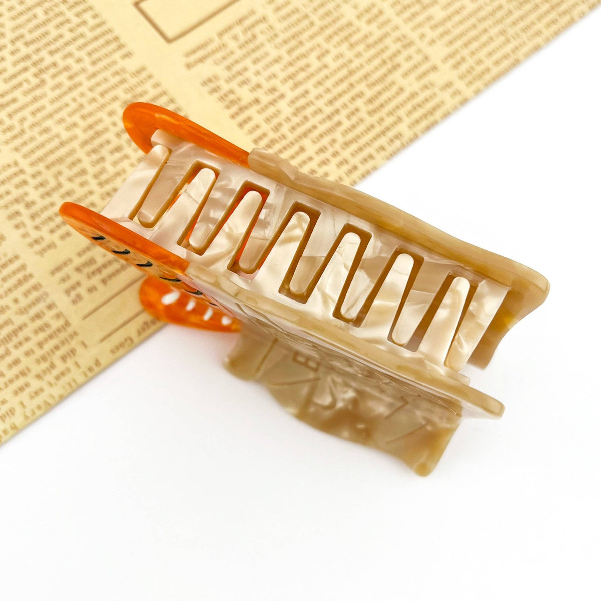 French Baguette Hair Claw Clip, Food-Inspired Hair Clip - Abigail Fox Designs Nantucket