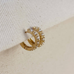 Fresh Water Pearl Hoop Earrings, 18k Gold Filled, Abigail Fox - Abigail Fox Designs