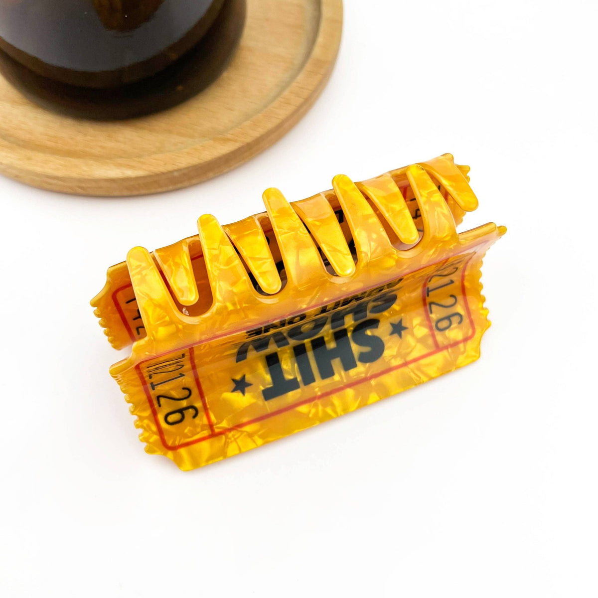 Funny Ticket Hair Claw Clip - Abigail Fox Designs Nantucket