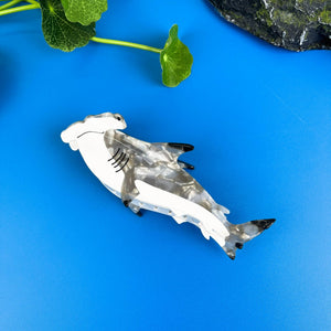 Hammerhead Shark Hair Claw,Ocean Series Hair Clip - Abigail Fox Designs Nantucket