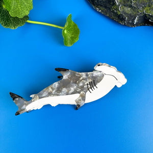 Hammerhead Shark Hair Claw,Ocean Series Hair Clip - Abigail Fox Designs Nantucket
