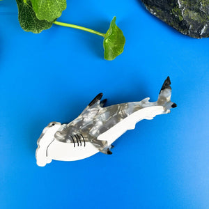 Hammerhead Shark Hair Claw,Ocean Series Hair Clip - Abigail Fox Designs Nantucket