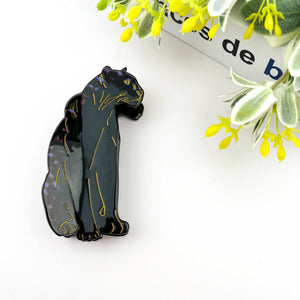 Jaguar Hair Clip,Animal Acetate Claw Clip - Abigail Fox Designs Nantucket