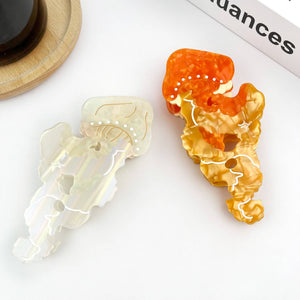 Jellyfish Claw Clip, Acetate Marine Life Series Hair Clip - Abigail Fox Designs Nantucket