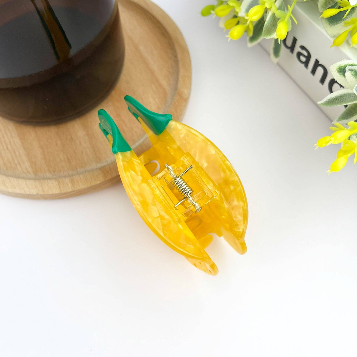 Lemon Hair Claw Clip - Abigail Fox Designs Nantucket