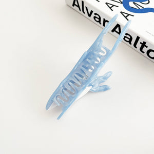 Light Blue Whale Claw Clip,Animal Hair Clip - Abigail Fox Designs Nantucket