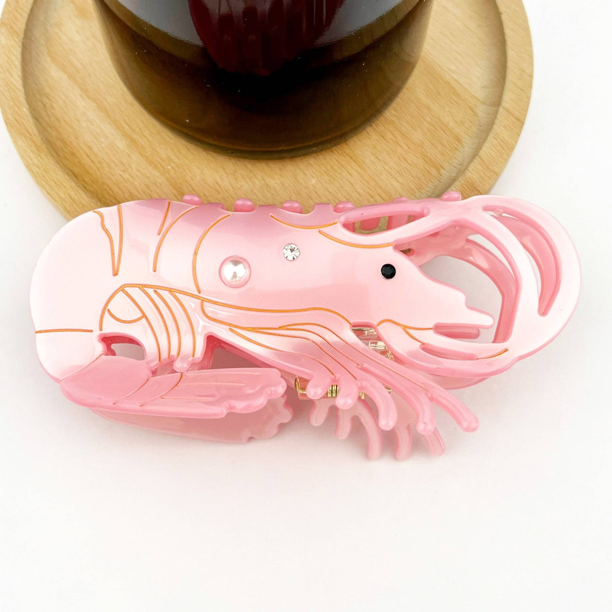 Lobster Claw Clip, Acetate Marine Animal Hair Clip - Abigail Fox Designs Nantucket