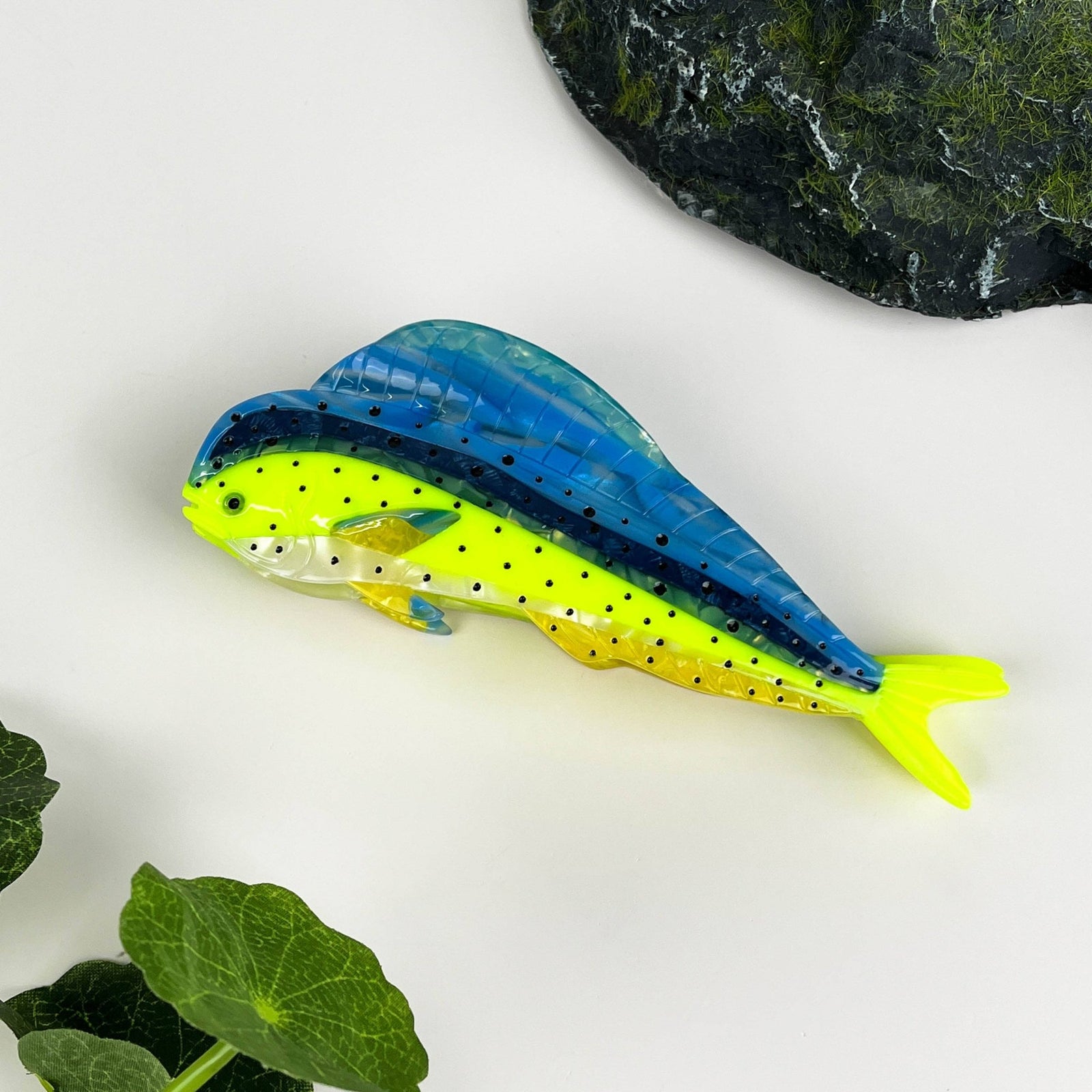 Mahi-Mahi Hair Claw,Ocean Series Hair Clip - Abigail Fox Designs Nantucket