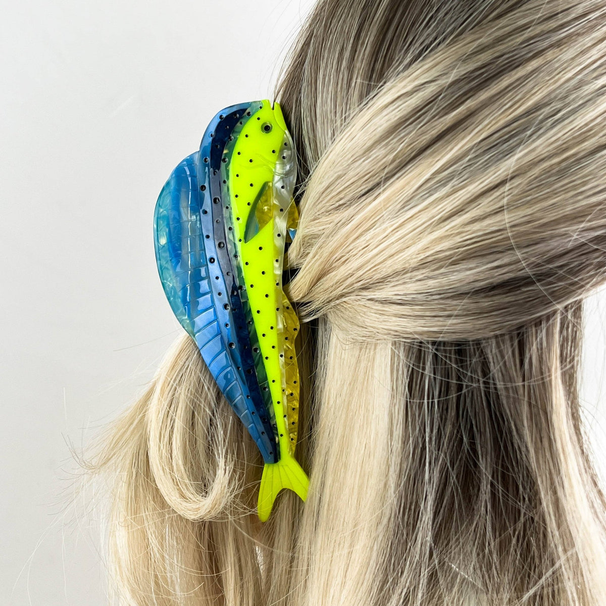 Mahi-Mahi Hair Claw,Ocean Series Hair Clip - Abigail Fox Designs Nantucket