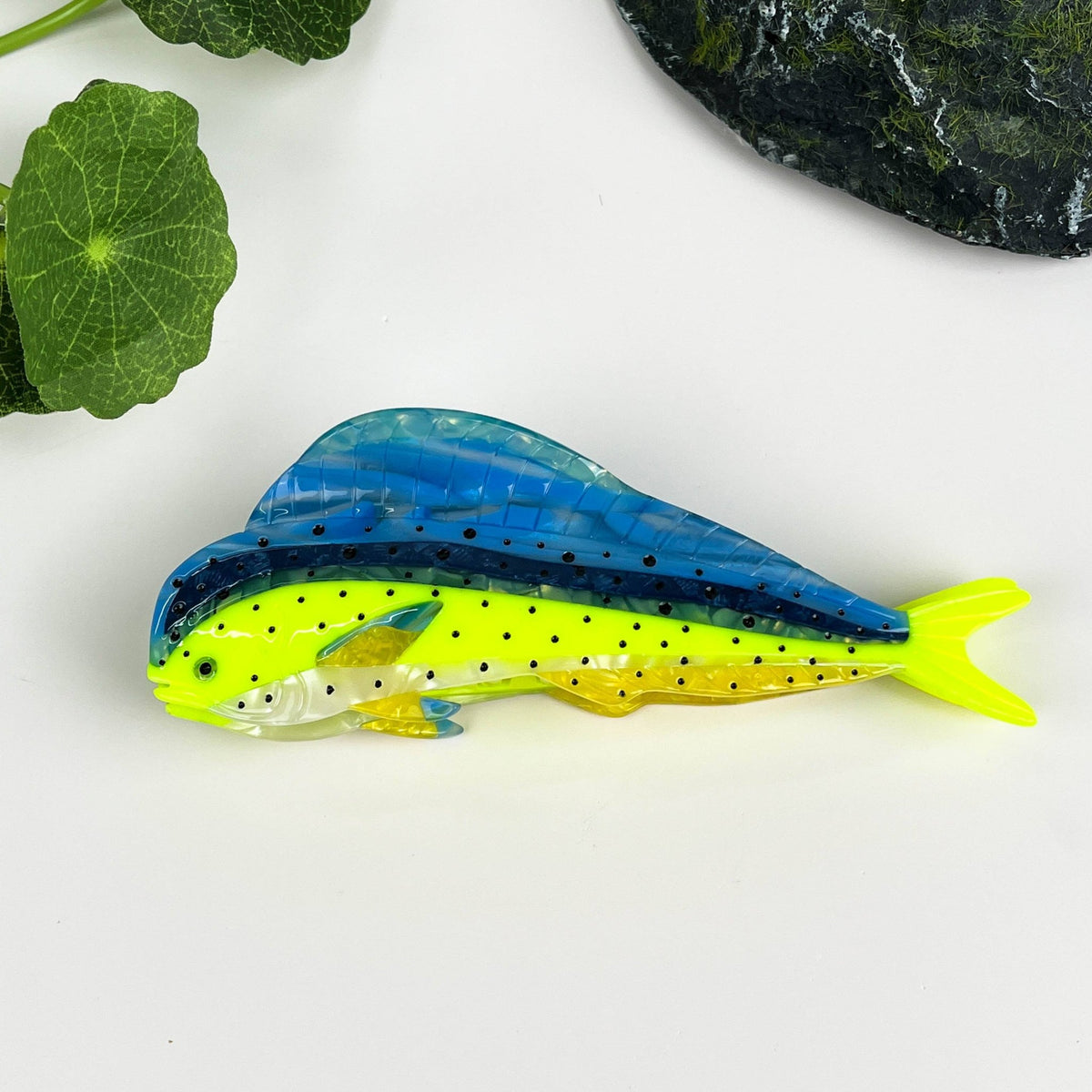 Mahi-Mahi Hair Claw,Ocean Series Hair Clip - Abigail Fox Designs Nantucket