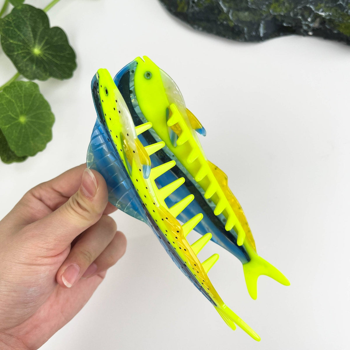 Mahi-Mahi Hair Claw,Ocean Series Hair Clip - Abigail Fox Designs Nantucket