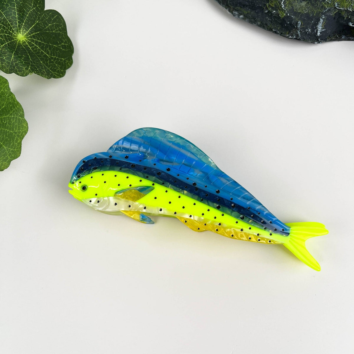 Mahi-Mahi Hair Claw,Ocean Series Hair Clip - Abigail Fox Designs Nantucket