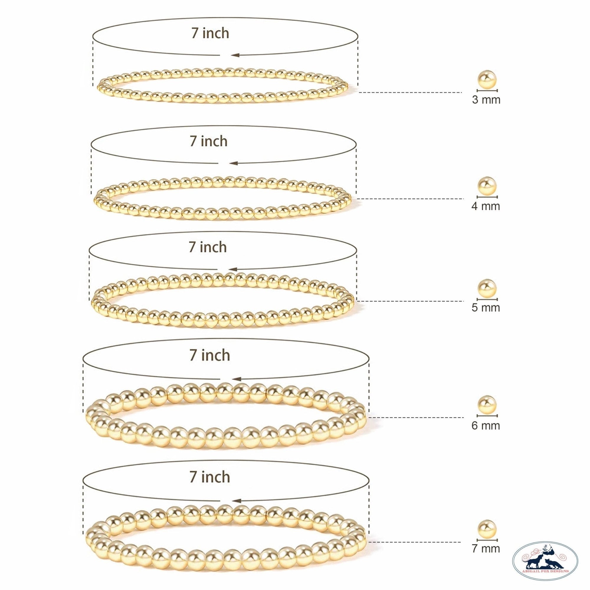 MAKE YOUR OWN seamless gold filled beaded bracelet - Abigail Fox Designs