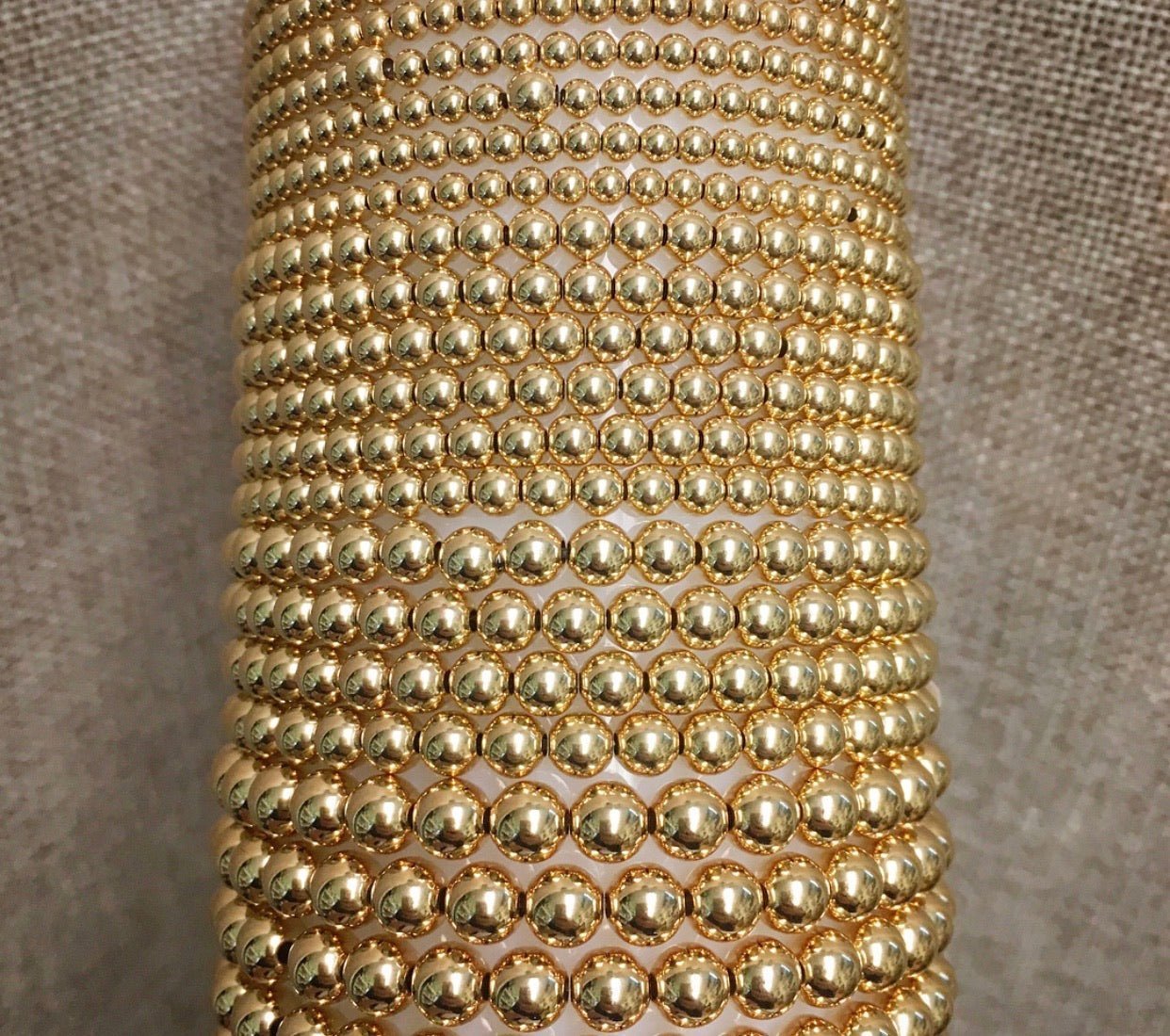 MAKE YOUR OWN Seamless gold filled beaded bracelet KIT - Abigail Fox Designs
