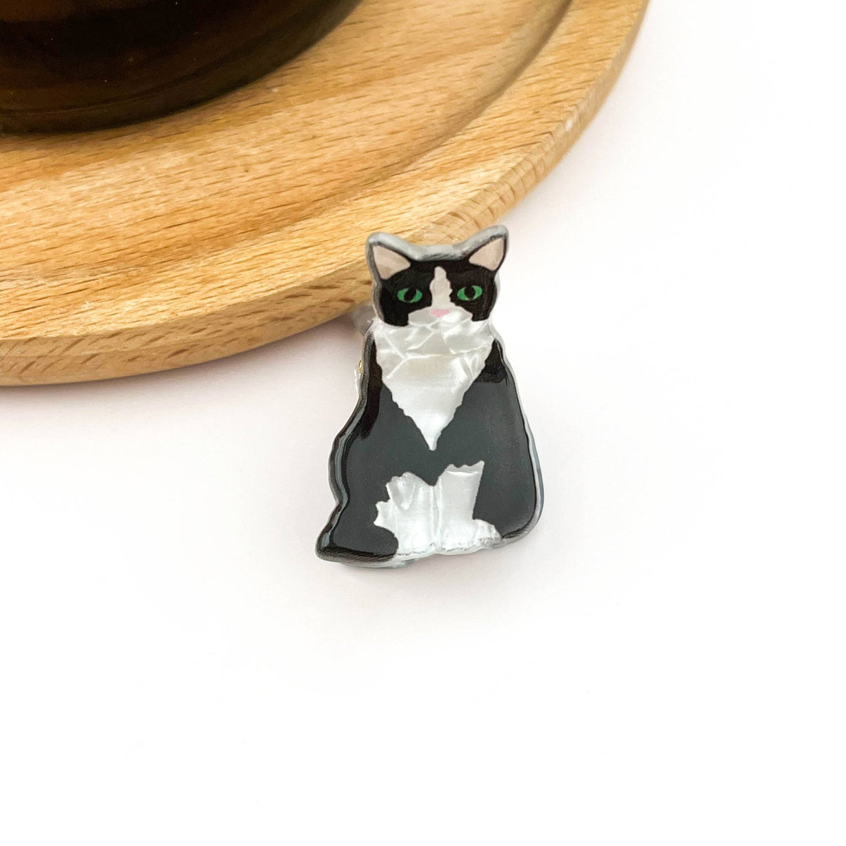 Mini Cat Hair Claw Clip, Animal-shaped Hair Clips - Abigail Fox Designs Nantucket