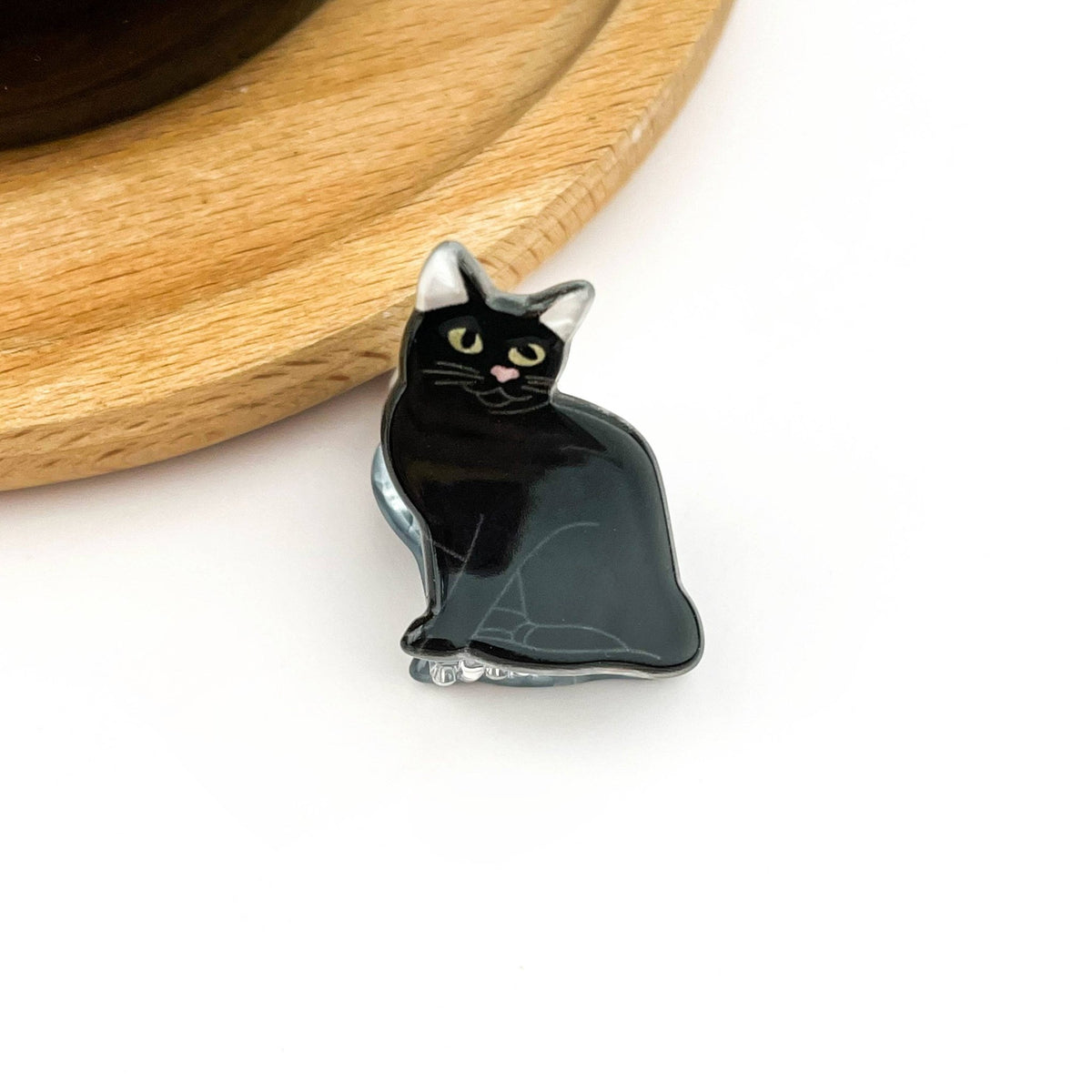 Mini Cat Hair Claw Clip, Animal-shaped Hair Clips - Abigail Fox Designs Nantucket