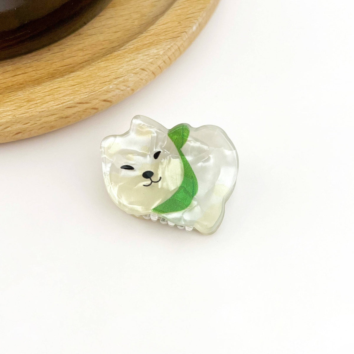 Mini Cat Hair Claw Clip, Animal-shaped Hair Clips - Abigail Fox Designs Nantucket