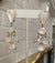 Mother Of Pearl & Aqua Statement Earrings - Abigail Fox Designs