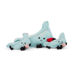 Nantucket Plush Bag Charm Keychain - Abigail Fox Designs Nantucket