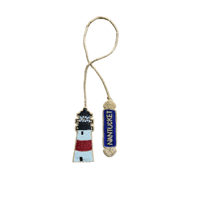 Nantucket Quarterboard Bag Charm - Abigail Fox Designs Nantucket