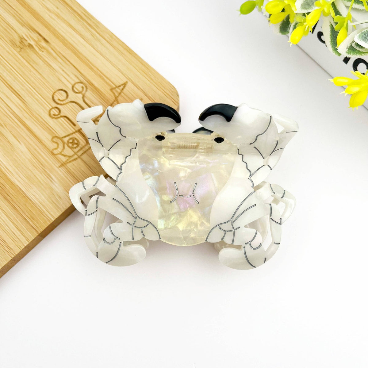 New Acetate Crab Hair Claw Clip - Abigail Fox Designs Nantucket