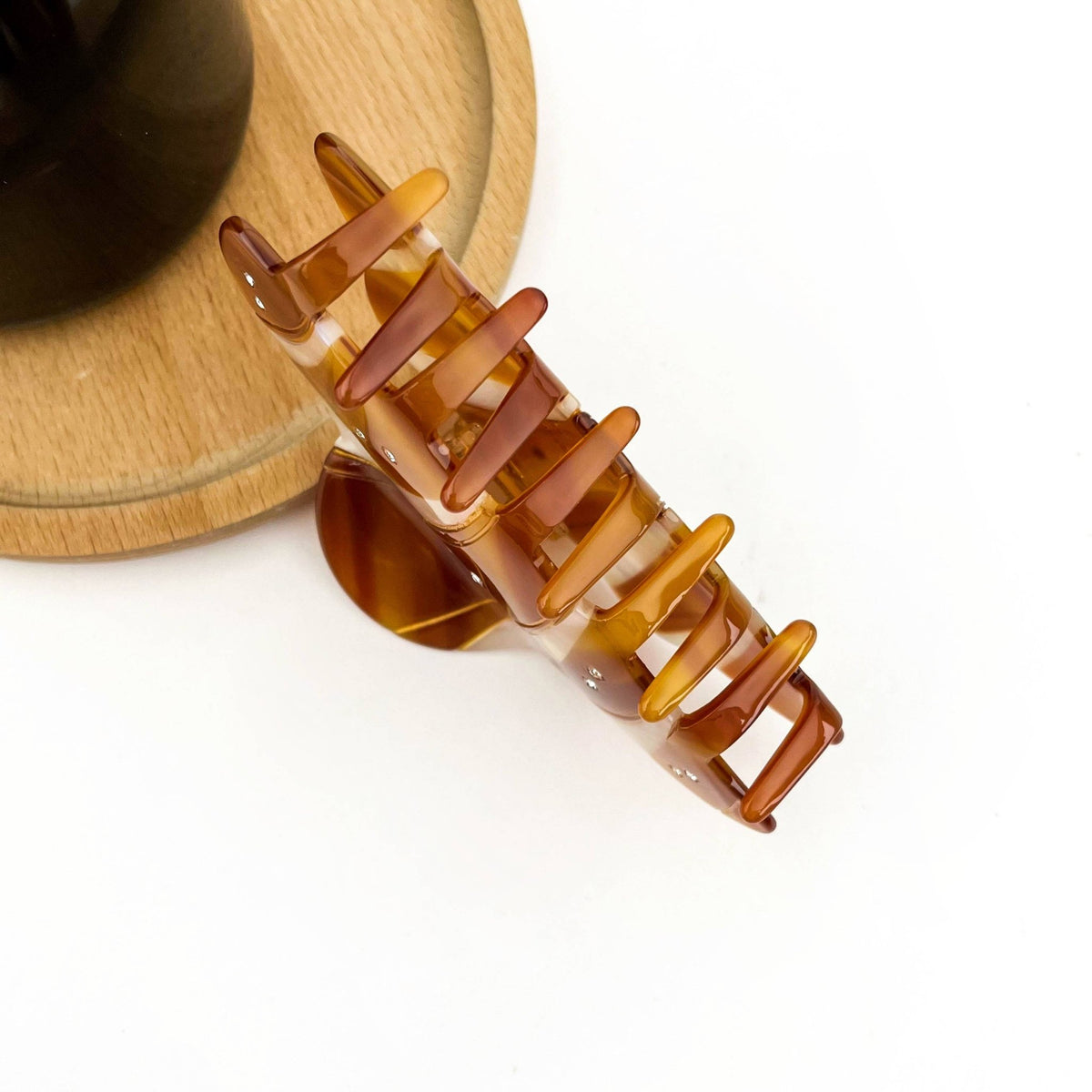 New Croissant Hair Claw Clip, Bread-shaped Hair Clip - Abigail Fox Designs Nantucket