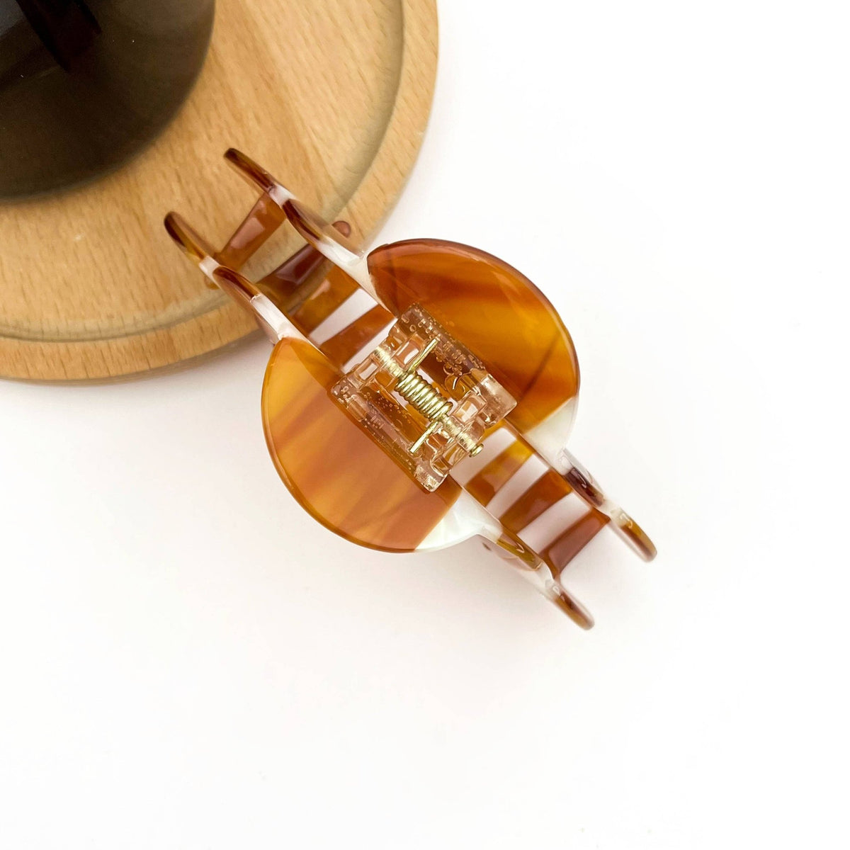 New Croissant Hair Claw Clip, Bread-shaped Hair Clip - Abigail Fox Designs Nantucket