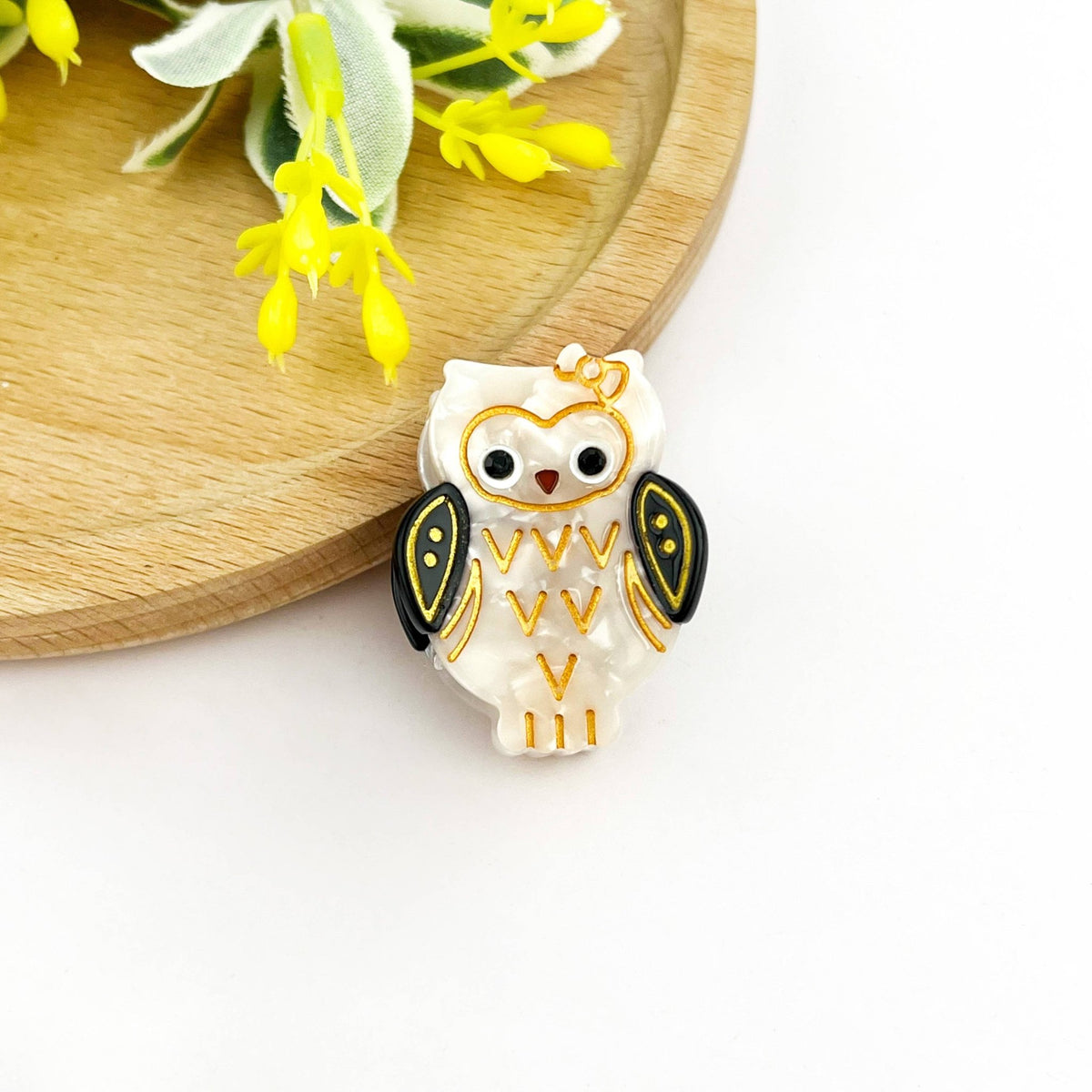Owl Claw Clip, Large & Mini Hair Clip - Abigail Fox Designs Nantucket