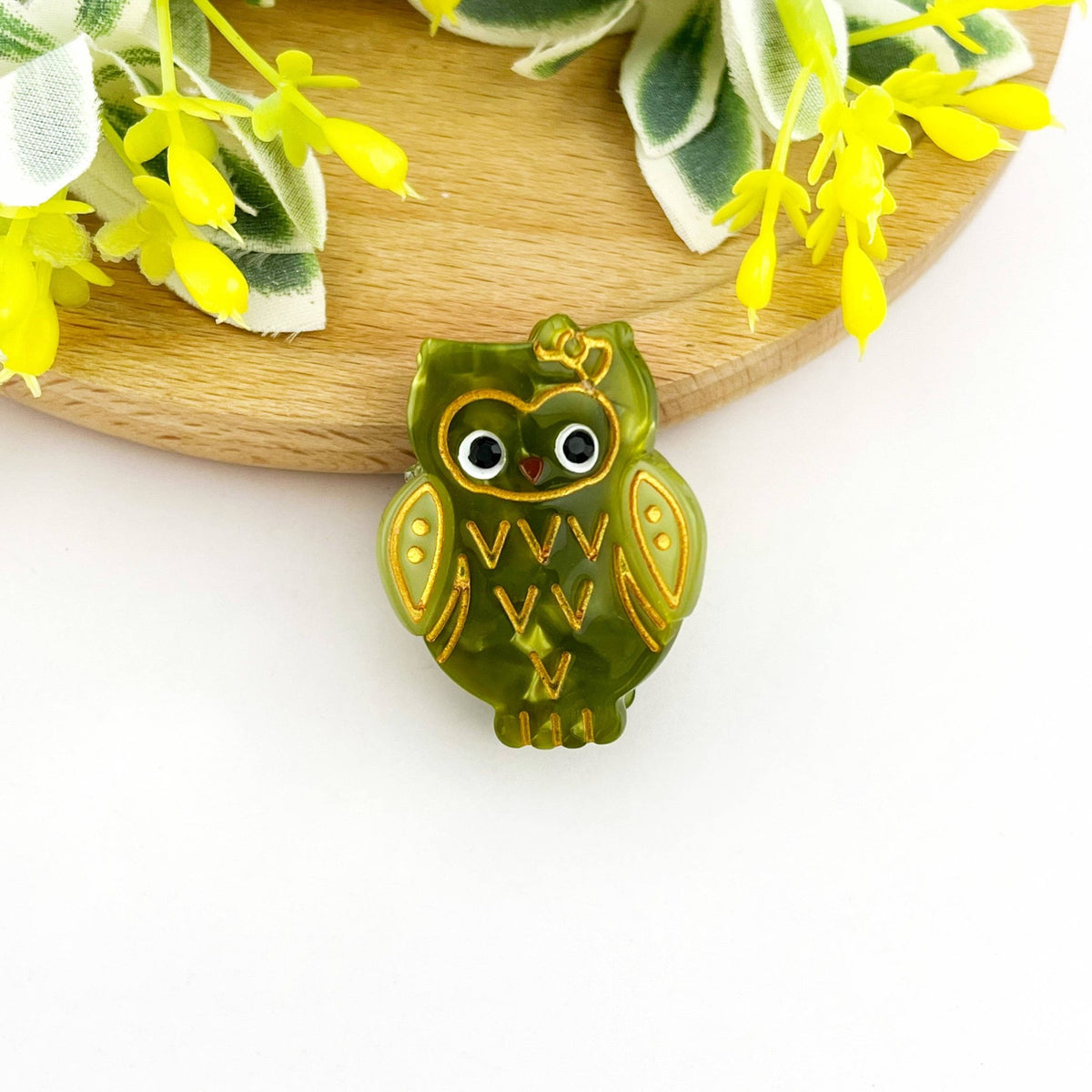 Owl Claw Clip, Large & Mini Hair Clip - Abigail Fox Designs Nantucket