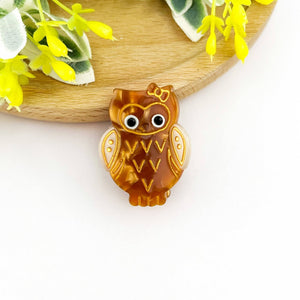 Owl Claw Clip, Large & Mini Hair Clip - Abigail Fox Designs Nantucket