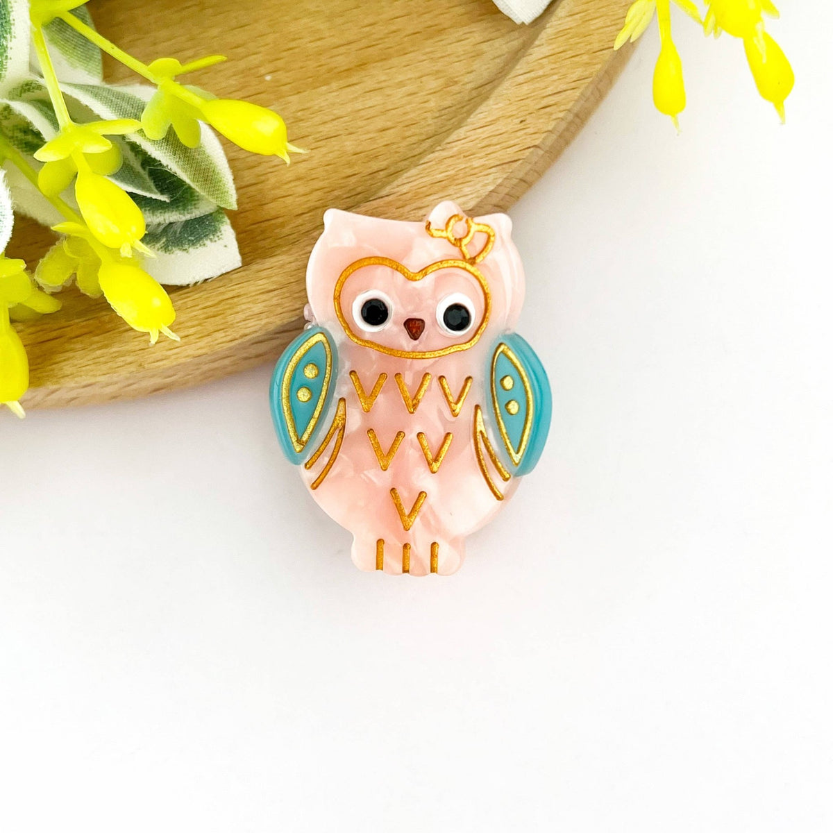 Owl Claw Clip, Large & Mini Hair Clip - Abigail Fox Designs Nantucket