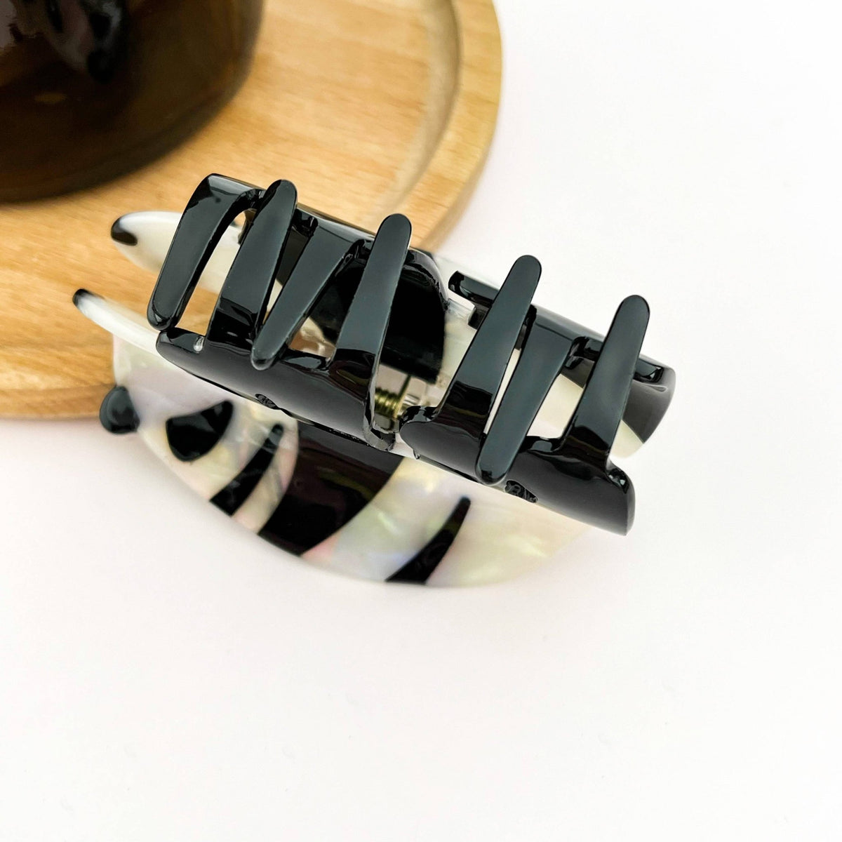 Panda Bear Hair Claw Clip - Abigail Fox Designs Nantucket