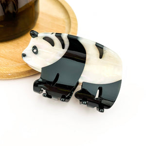 Panda Bear Hair Claw Clip - Abigail Fox Designs Nantucket