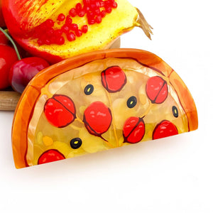 Pizza Hair Claw Clip - Abigail Fox Designs Nantucket