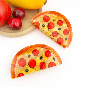 Pizza Hair Claw Clip - Abigail Fox Designs Nantucket