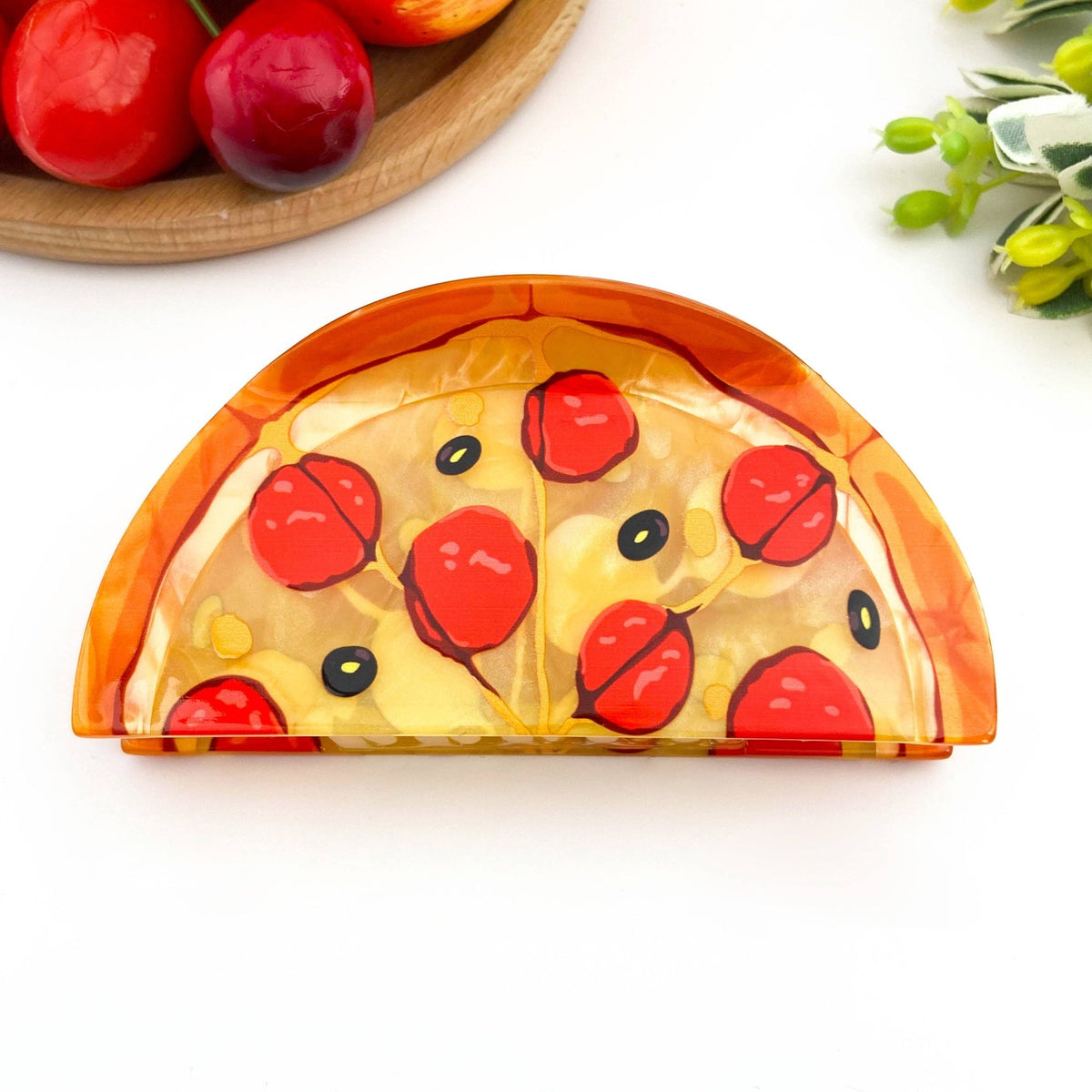 Pizza Hair Claw Clip - Abigail Fox Designs Nantucket